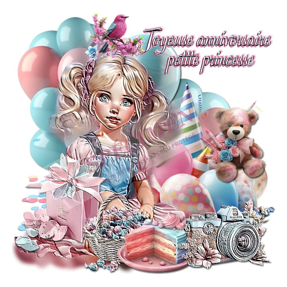Joyeux anniversaire petite princesse