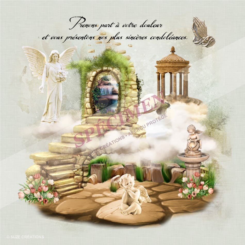 Sincères condoléances — Jardin des anges
