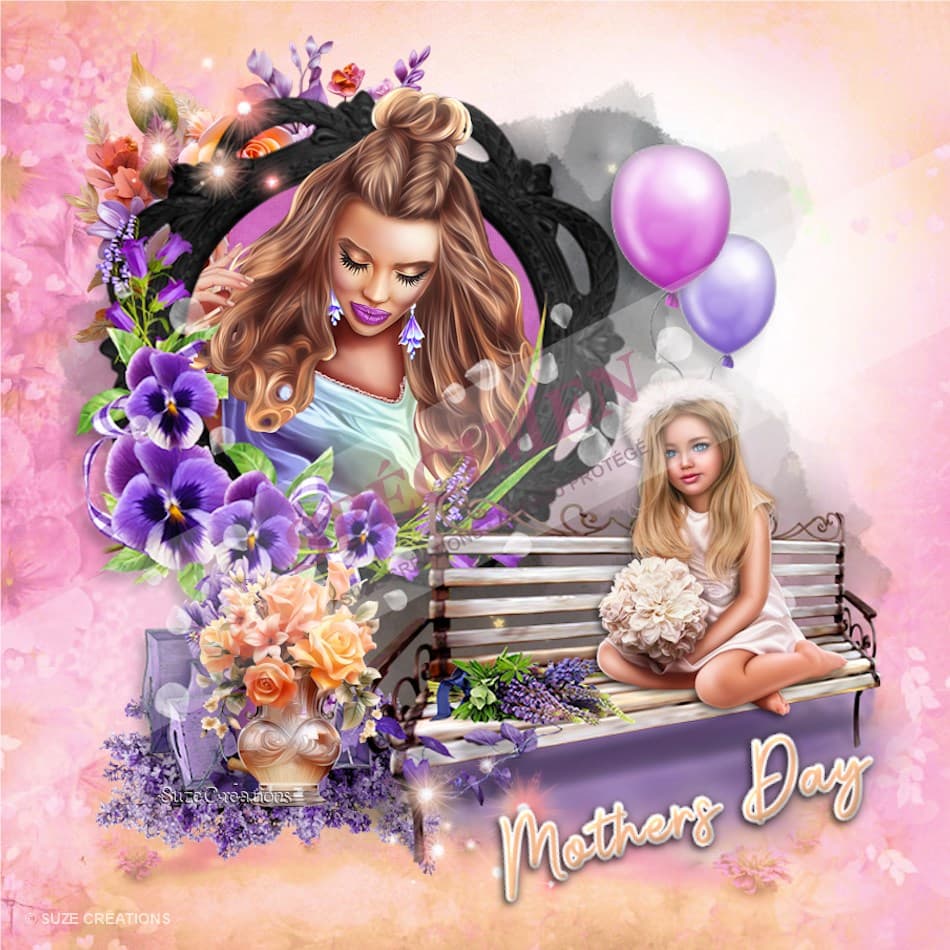 Mother's Day — Pensées violettes