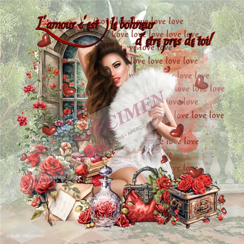 L'amour c'est le bonheur d'être près de toi