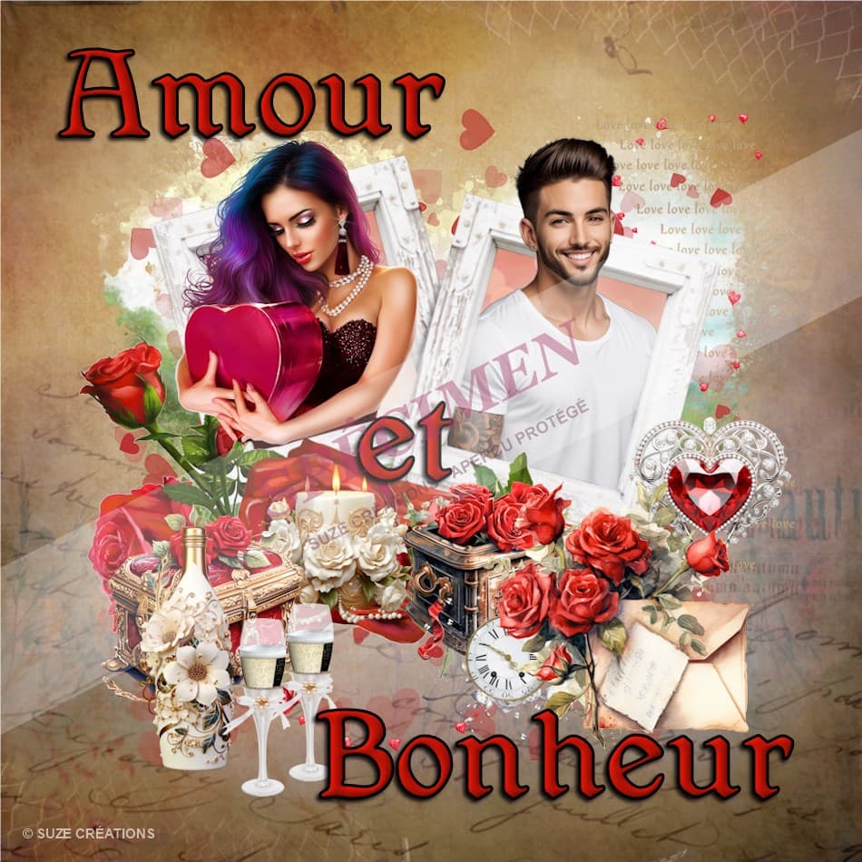 Amour et Bonheur — Sépia